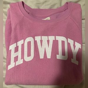 Howdy crewneck